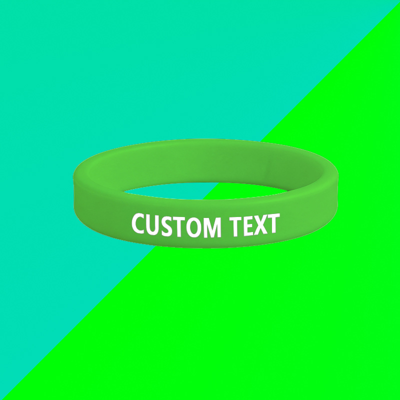 Custom Silicone Wristbands 100pcs Set, Gift for Her/Him